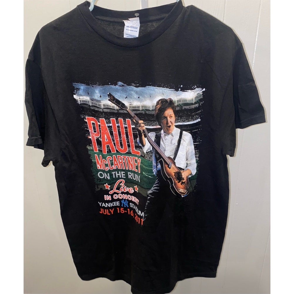 Paul McCartney 2011 On the Run Live Concert t-shirt men’s size L